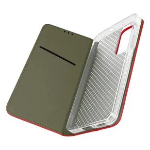 Etui Folio do etui magnetycznego Xiaomi 12 Lite z uchwytem na kartę Funkcja stojaka Czerwony - Etui i futerały do telefonów - miniaturka - grafika 1
