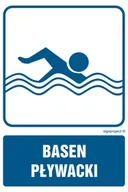 Systemy ekspozycyjne i znaki informacyjne - RD007 BASEN PŁYWACKI, FN - FOLIA SAMOPRZYLEPNA; (250X375MM) - miniaturka - grafika 1