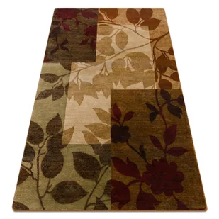 Dywan ROYAL 5282 Liście - beż / zielony beżowy 300x400 cm - Dywany - miniaturka - grafika 1