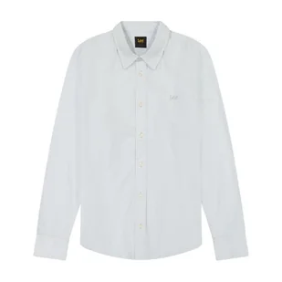 KOSZULA MĘSKA LEE 112363910 PATCH SHIRT SHY BLUE BRIGHT WHITE XXL - Koszule męskie - miniaturka - grafika 1