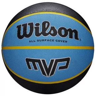 Piłka koszykowa WILSON MVP Czarno-niebieski (rozmiar 5) - Koszykówka - miniaturka - grafika 1