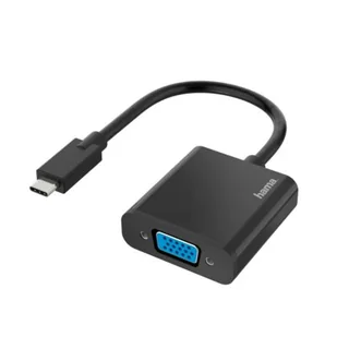 Hama USB-C VGA z przewodem | - Adaptery i przejściówki - miniaturka - grafika 1