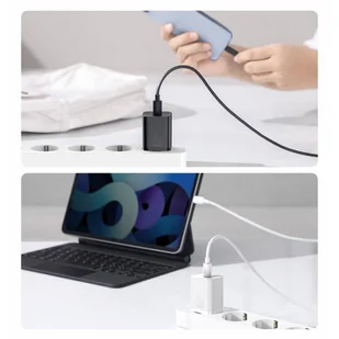 Baseus Super Si 1C szybka ładowarka USB Typ C 20 W Power Delivery niebieski (CCSUP-B03) - Ładowarki do telefonów - miniaturka - grafika 17