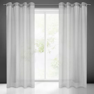 Firana Madlen 140x250 Szara Eurofirany - Firany - miniaturka - grafika 1