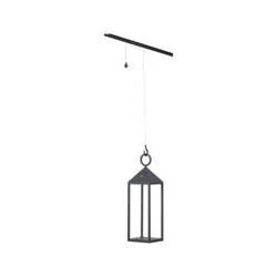 Nowodvorski Zewnętrzna LAMPA wisząca PICNIC 8177+8106 metalowa OPRAWA klatka zwis LED 2,2W 3000K outdoor IP54 grafitowa 8177+8106 - Lampy ogrodowe - miniaturka - grafika 1
