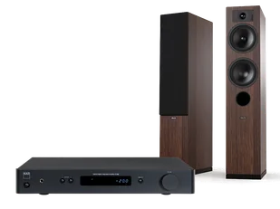 NAD C 328 (czarny) + Tesi 5 (mokka) - Zestawy stereo - miniaturka - grafika 1