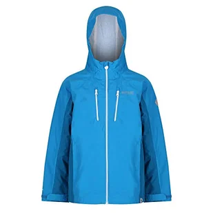Regatta Unisex dzieci junior kalderdale' siatka z podszewką wodoodporna oddychająca kurtka z kapturem kurtki wodoodporne muszelki Niebieski astr/benzynowy niebieski 13 Lata - Kurtki i płaszcze dla dziewczynek - miniaturka - grafika 1