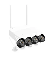 Kamery IP - 4-Kamery Tenda K4W-3Tc Zestaw Do Monitoringu - miniaturka - grafika 1