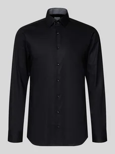 Koszula biznesowa o kroju slim fit z kołnierzykiem typu kent - Koszule męskie Koszula biznesowa o kroju slim fit z kołnierzykiem typu kent - Koszule męskie - miniaturka - grafika 1