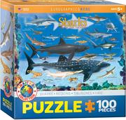 Puzzle - Eurographics Puzzle 100 Smartkids Sharks 6100-0079 - - miniaturka - grafika 1