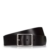 Paski - Męski pasek ze skóry gładki brązowy - miniaturka - grafika 1