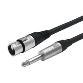 Kable komputerowe i do monitorów - Vivolink PROAUDXLRFJACK1 kabel audio 1 m XLR 6.35mm Czarny PROAUDXLRFJACK1 - miniaturka - grafika 1