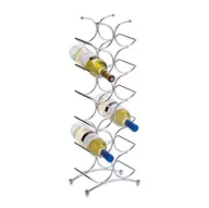 Stojaki na wino - ZELLER Designerski metalowy stojak, 12 butelek - miniaturka - grafika 1