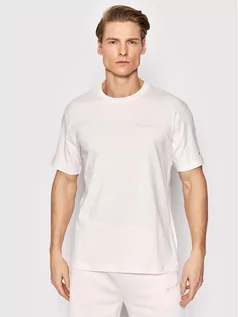 Koszulki sportowe męskie - T-Shirt Eco-Future 217406 Różowy Custom Fit - Champion - grafika 1