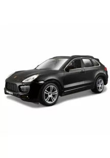 Bburago Porsche Cayenne Turbo Black 1:24 - Samochody i pojazdy dla dzieci - miniaturka - grafika 3