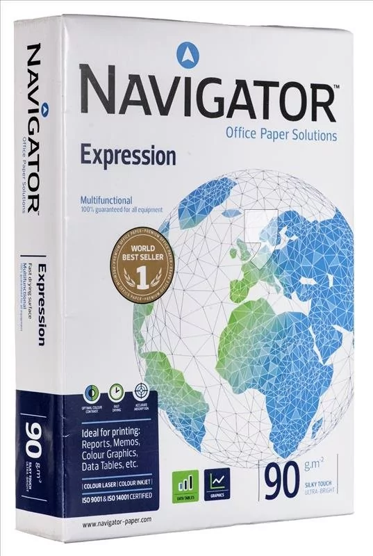 Navigator The Company Papier Expression A4 90g/m2 500 kartek  do drukarek atramentowych 82427A90SB