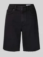 Spodenki damskie - Szorty jeansowe o kroju regular fit z mieszanki bawełny model ‘CLEO’ - miniaturka - grafika 1