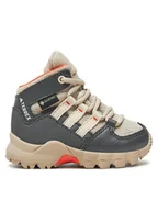 Buty trekkingowe dziecięce - adidas Trekkingi Terrex Mid GORE-TEX ID0934 Beżowy - miniaturka - grafika 1