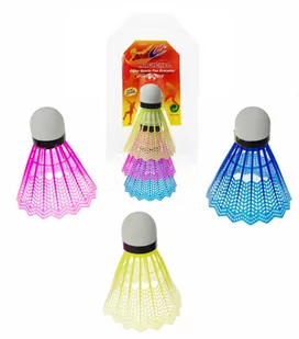 Lotki do badmintona kolorowe 3 szt Mega Creative - Badminton - miniaturka - grafika 1