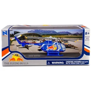 Helikopter NEW RAY The Flying Bulls MBB BO 105 B-408 - Samochody i pojazdy dla dzieci - miniaturka - grafika 1