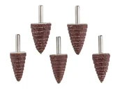 Akcesoria do elektronarzędzi - PARKSIDE® Akcesoria do szlifowania lub polerowania, uchwyt Ø 6,3 mm (Zestaw stożkowych nasadek szlifierskich PKGS 5 A1) - miniaturka - grafika 1