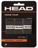 Tenis ziemny - Owijki Tenisowe Wierzchnie Head Prime Tour X3 Czarne - miniaturka - grafika 1