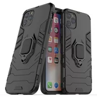 Etui i futerały do telefonów - Etui Pancerne Hybrydowe Armor Ring Holder Do Iphone 11 Pro * Czarny - miniaturka - grafika 1