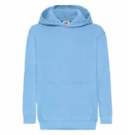 Bluzy dla dziewczynek - Bluza Dziecięca Z Kapturem Hooded Sweat New Sky Blue r. 9-11(140) - miniaturka - grafika 1