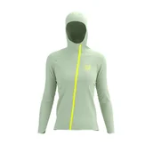 Kurtki i kamizelki sportowe damskie - COMPRESSPORT Kurtka biegowa damska HURRICANE WATERPOOF 10/10 JACKET ice flow - miniaturka - grafika 1