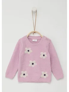 s.Oliver Sweter w kolorze jasnoróżowym - Bluzy i sweterki niemowlęce - miniaturka - grafika 1
