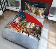 Pozostałe akcesoria świąteczne - Detexpol Pościel 160x200 bawełniana Holenderska Renifer Renifery pościel świąteczna - miniaturka - grafika 1