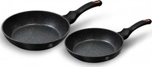 Patelnia Berlinger Haus ZESTAW 2 PATELNI GRANITOWYCH 22/26cm BERLINGER HAUS BLACK ROSE BH-1644NF BH-1644NF - BH-1644NF - Zestawy garnków i patelni - miniaturka - grafika 1