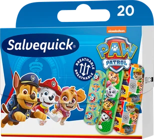 Salvequick Paw Psi Patrol Plastry dla dzieci wodoodporne 20 szt. 033941 - Apteczki i materiały opatrunkowe - miniaturka - grafika 1