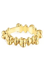 Pierścionki - TOUS Pierścionek Bold Bear 1004342512 Złoty - miniaturka - grafika 1