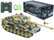 Zabawki zdalnie sterowane - Zdalnie Sterowany Czołg - BITWA CZOŁGÓW - Tiger1 1:28 10CH 2.4Ghz - miniaturka - grafika 1