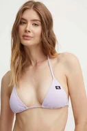 Stroje kąpielowe - Calvin Klein biustonosz kąpielowy kolor fioletowy lekko usztywniona miseczka KW0KW02626 - miniaturka - grafika 1