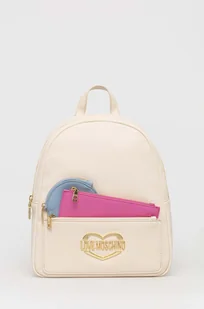 Love Moschino plecak damski mały wzorzysty - Plecaki - miniaturka - grafika 1