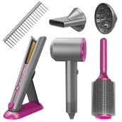 Zabawy w naśladowanie dorosłych - WOOPIE Zestaw Małego Fryzjera Suszarka Prostownica Akcesoria - miniaturka - grafika 1