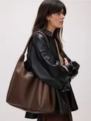 Torebki damskie - Reserved - Torebka hobo - brązowy - miniaturka - grafika 1