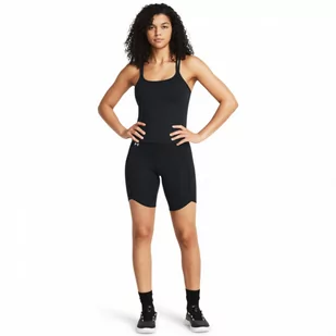 Damskie legginsy krótkie treningowe Under Armour UA HG Shorty - różowe - UNDER ARMOUR - Spodnie sportowe damskie - miniaturka - grafika 1