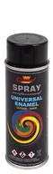 Farby zewnętrzne - Spray Uniwersalny RAL9005 Czarny Mat 400ml emalia - miniaturka - grafika 1