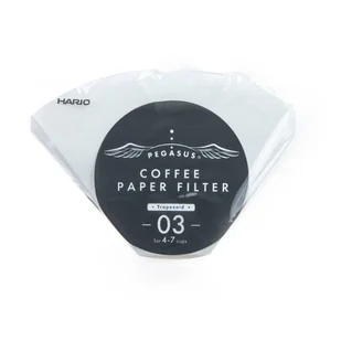 Filtry do HARIO Pegasus V60-03 100szt. - BIAŁE - Akcesoria i części AGD - miniaturka - grafika 1