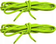 Akcesoria obuwnicze - ELASTYCZNE Sznurówki ZIELONE NEONOWE Sznurowadła 90 cm Okrągłe 4,5 G12-55 - miniaturka - grafika 1