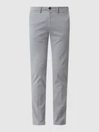 Spodnie męskie - Chinosy o kroju slim fit z dodatkiem streczu model ‘Jorck’ - miniaturka - grafika 1