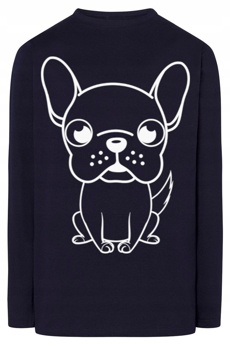 Longsleeve męski nadruk PIES PIESEK r.5XL