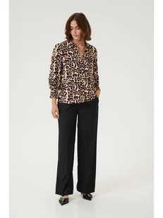 Kaffe Koszula w kolorze beżowo-brązowym - Koszule damskie - miniaturka - grafika 1