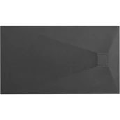 Brodziki prysznicowe - Rea Brodzik prysznicowy Magnum Black 80x120 - miniaturka - grafika 1