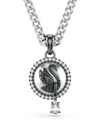 Naszyjniki - Swarovski Naszyjnik z zawieszką - dł. 42 cm - miniaturka - grafika 1