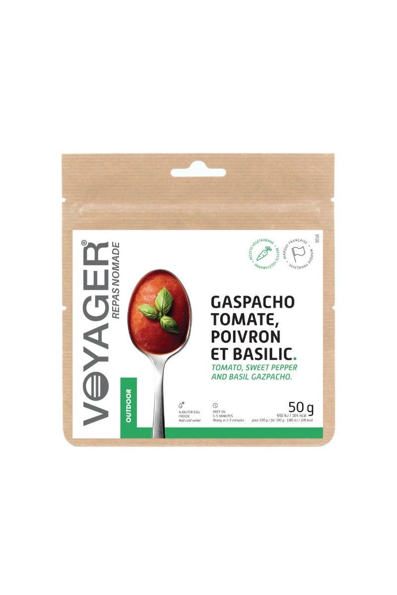 Voyager Danie Liofilizowane (590) Zupa Gazpacho Pomidorowe Z Papryką I Bazylią 50g