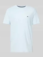Koszulki męskie - T-shirt z wyhaftowanym logo - miniaturka - grafika 1